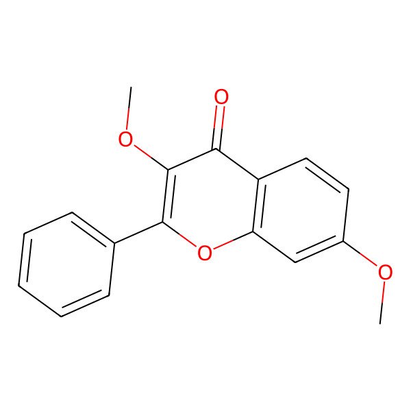 2D Structure of 3,7-Dimethoxyflavone 2D Structure of 3,7-Dimethoxyflavone