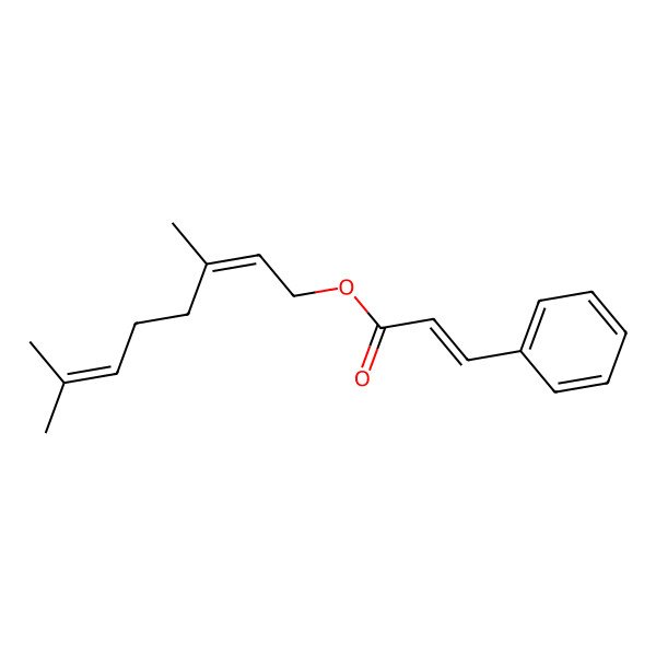 2D Structure of 3,7-Dimethylocta-2,6-dien-1-YL 3-phenylprop-2-enoate 2D Structure of 3,7-Dimethylocta-2,6-dien-1-YL 3-phenylprop-2-enoate