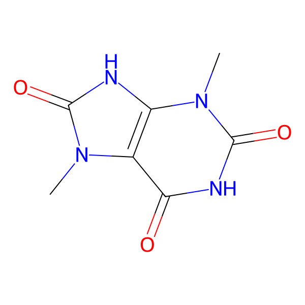 2D Structure of 3,7-Dimethyluric Acid