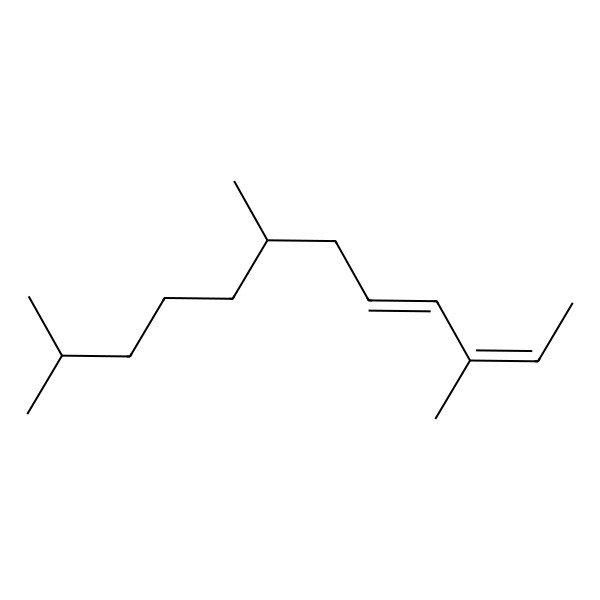 2D Structure of 3,7,11-Trimethyldodeca-2,4-diene