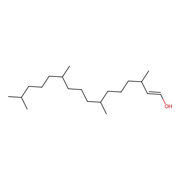 2D Structure of 3,7,11,15-Tetramethyl-hexadecenol