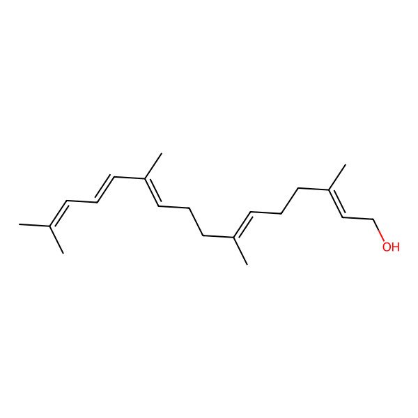 2D Structure of 3,7,11,15-Tetramethylhexadeca-2,6,10,12,14-pentaen-1-ol 2D Structure of 3,7,11,15-Tetramethylhexadeca-2,6,10,12,14-pentaen-1-ol