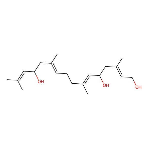 2D Structure of 3,7,11,15-Tetramethylhexadeca-2,6,10,14-tetraene-1,5,13-triol