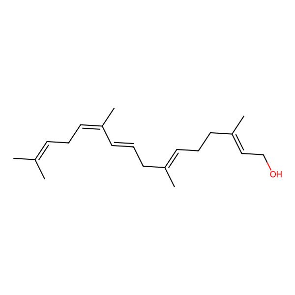 2D Structure of 3,7,11,15-Tetramethylhexadeca-2,6,9,11,14-pentaen-1-ol