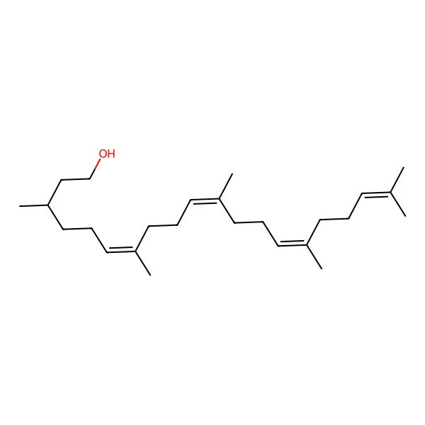 2D Structure of 3,7,11,15,19-Pentamethylicosa-6,10,14,18-tetraen-1-ol