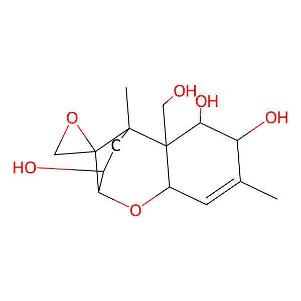 2D Structure of 3,7,8,15-Scirpenetetrol