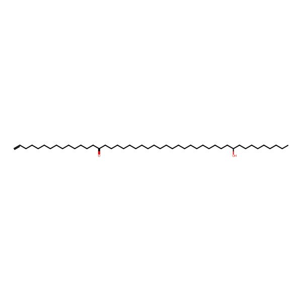 2D Structure of (37S)-37-hydroxyhexatetracont-1-en-15-one