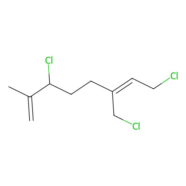 2D Structure of 3,8-Dichloro-6-(chloromethyl)-2-methylocta-1,6-diene