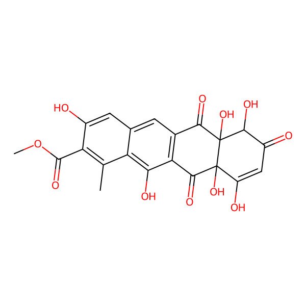 2D Structure of 3,8-didemethyltetracenomycinC