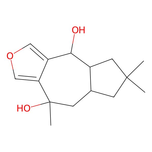 2D Structure of 3,8-Dihydroxyfuran
