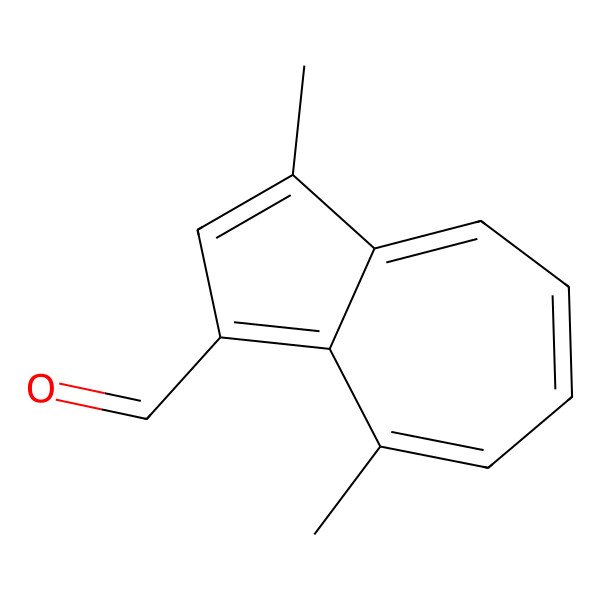 2D Structure of 3,8-Dimethylazulene-1-carbaldehyde 2D Structure of 3,8-Dimethylazulene-1-carbaldehyde