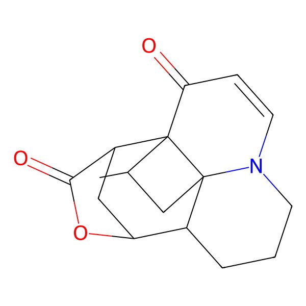 2D Structure of (1R,9S,10R,13S,14R,16S)-14-methyl-11-oxa-5-azapentacyclo[7.4.3.110,13.01,16.05,16]heptadec-3-ene-2,12-dione