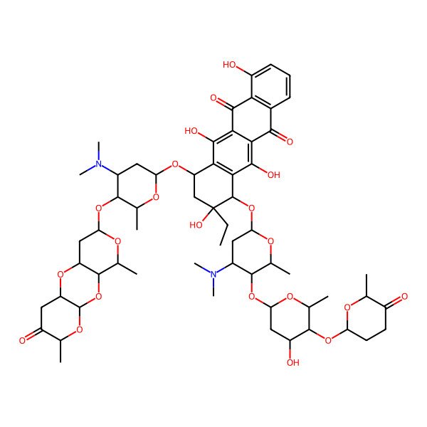 2D Structure of Ditrisarubicin A