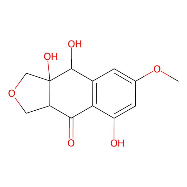 2D Structure of 3a,9a-Deoxy-3a-hydroxy-1-dehydroxyarthrinone