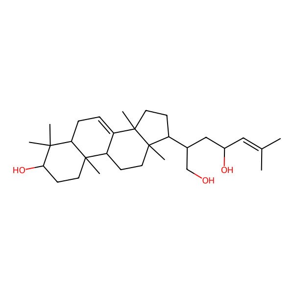 2D Structure of (2R,4R)-2-[(3S,5R,9S,10R,13S,14S,17S)-3-hydroxy-4,4,10,13,14-pentamethyl-2,3,5,6,9,11,12,15,16,17-decahydro-1H-cyclopenta[a]phenanthren-17-yl]-6-methylhept-5-ene-1,4-diol