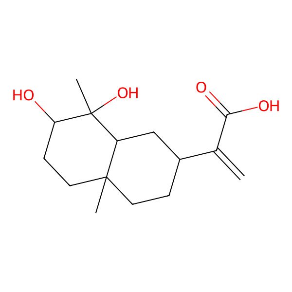 2D Structure of 3alpha-Hydroxyepiilicic acid