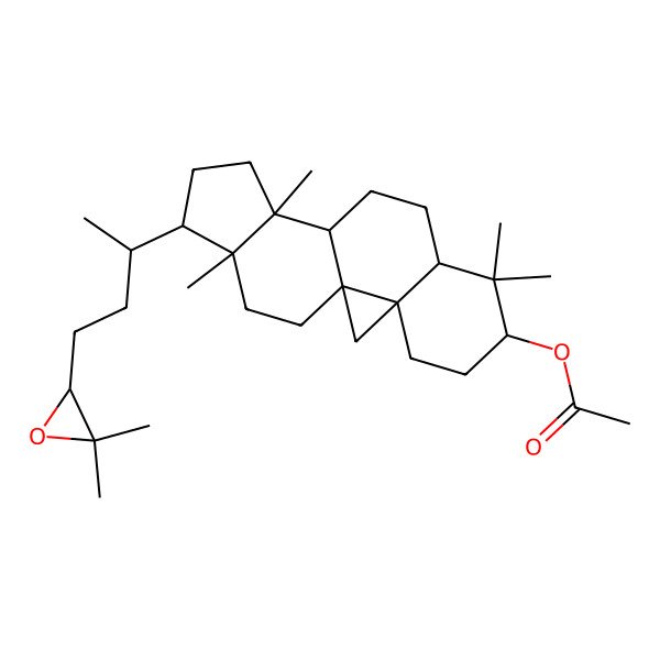 2D Structure of (3alphaH,24R)-3-Acetoxy-24,25-epoxycycloartane 2D Structure of (3alphaH,24R)-3-Acetoxy-24,25-epoxycycloartane