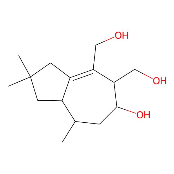 2D Structure of (7S,8R,8aR)-7,8-dihydroxy-7-methyl-3-[(1E,3E)-penta-1,3-dienyl]-8,8a-dihydro-1H-isochromen-6-one