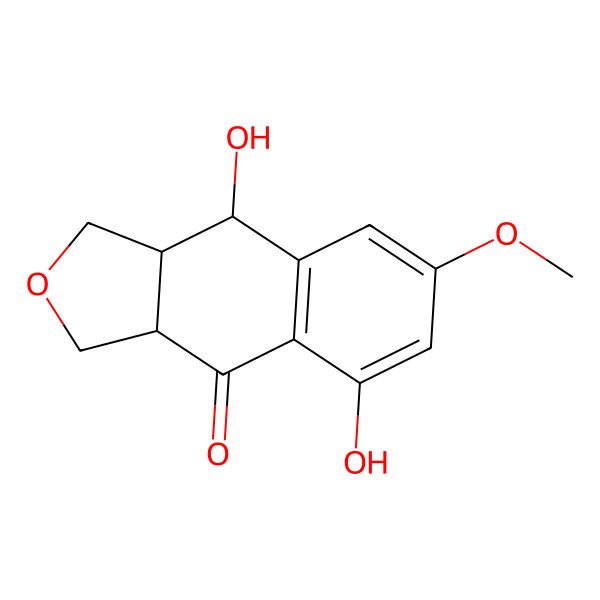 2D Structure of (3aS,9R,9aS)-1(9a),3(3a),9-hexahydromonosporascone