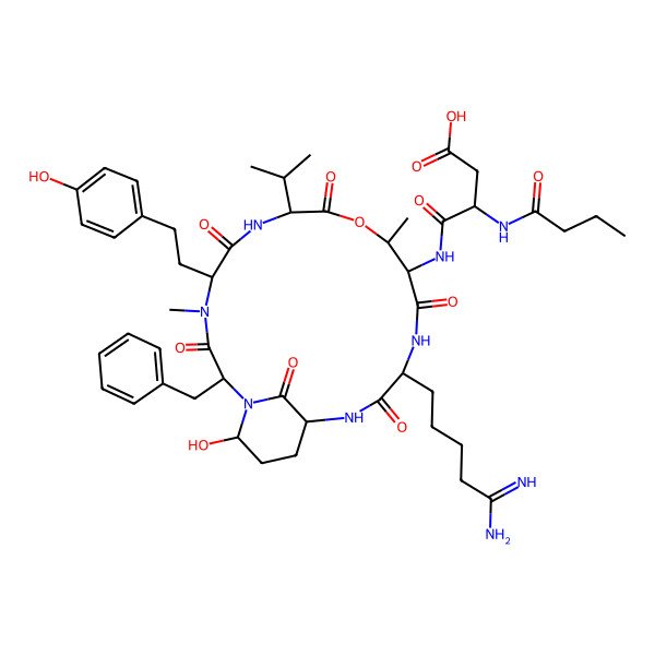 2D Structure of Cyanopeptolin CP992