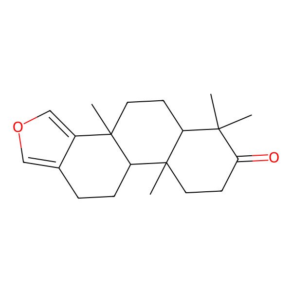 2D Structure of 3b,6,6,9a-Tetramethyl-4,5,5a,8,9,9b,10,11-octahydronaphtho[2,1-e][2]benzofuran-7-one