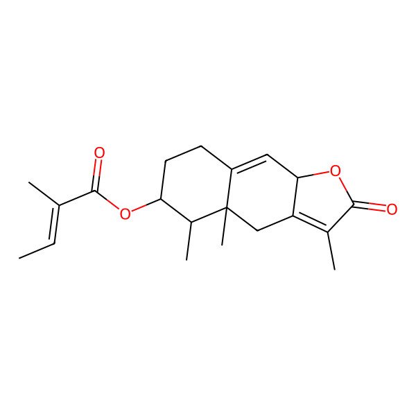 2D Structure of 3beta-Angeloyloxy-9-en-8-epi-eremophilenolide