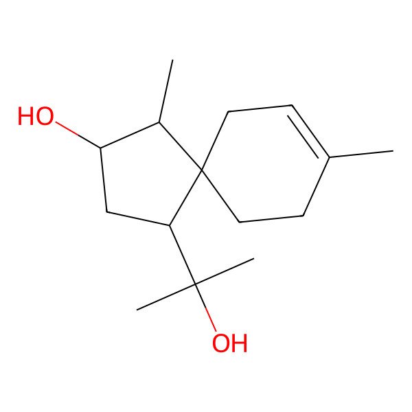 2D Structure of 3beta-Hydroxy-beta-acorenol