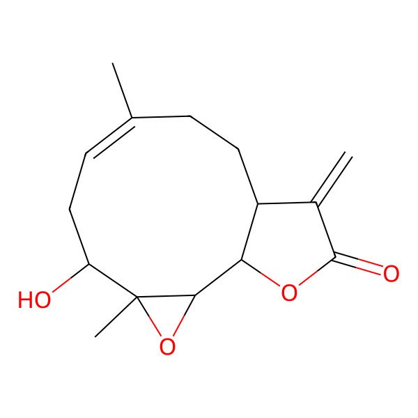 2D Structure of 3beta-Hydroxyparthenolide