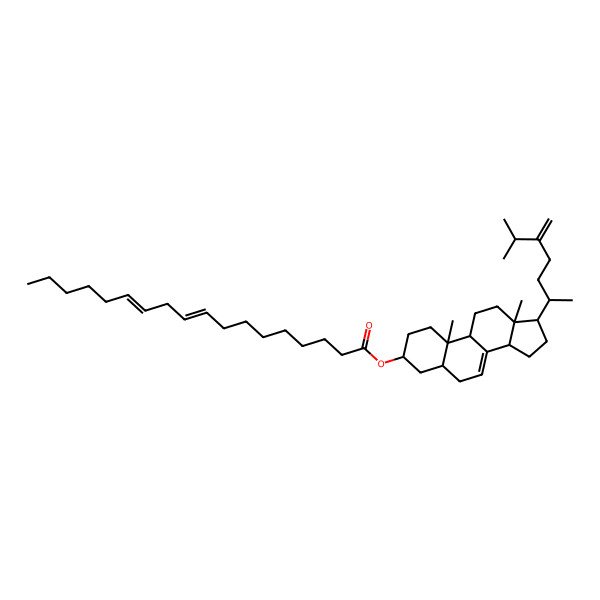 2D Structure of 3beta-Linoleyloxyergosta-7,24(28)-diene
