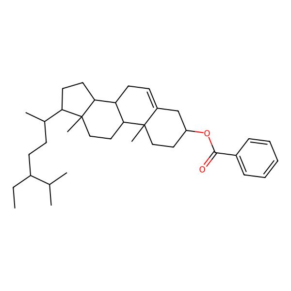 2D Structure of (3beta)-Stigmast-5-en-3-yl benzoate