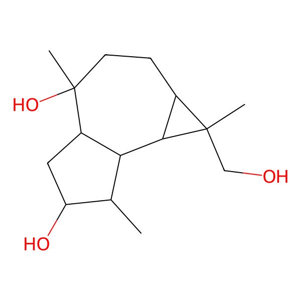 2D Structure of 3beta,13-Dihydroxyledol