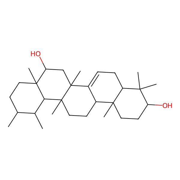 2D Structure of (3beta,16alpha)-7-Baurene-3,16-diol 2D Structure of (3beta,16alpha)-7-Baurene-3,16-diol