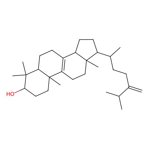 2D Structure of (3beta,5alpha)-4,4-Dimethylergosta-8,24(28)-dien-3-ol