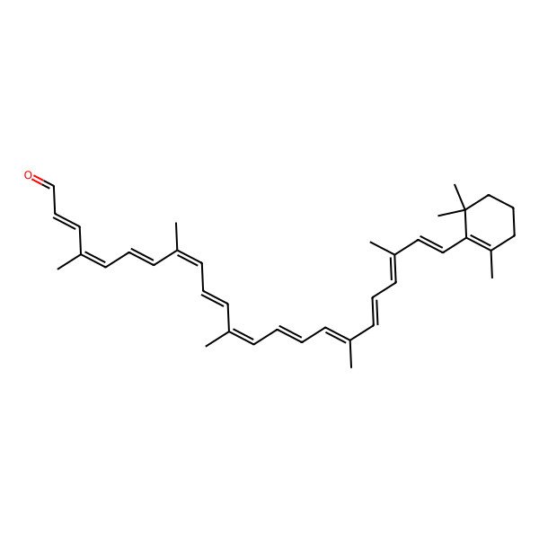 2D Structure of (3'E)-3',4'-didehydro-2'-apo-beta,psi-caroten-2'-al
