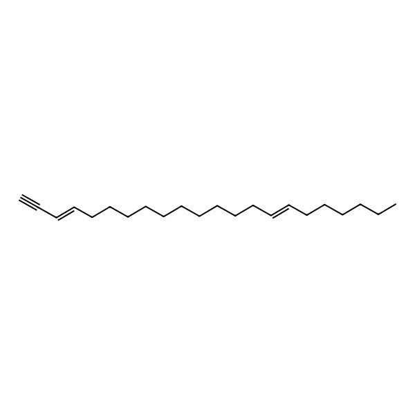 2D Structure of (3E)-docosa-3,15-dien-1-yne