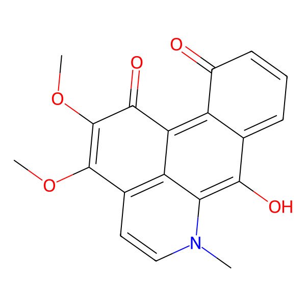 2D Structure of 8-Hydroxy-14,15-dimethoxy-10-methyl-10-azatetracyclo[7.7.1.02,7.013,17]heptadeca-1,4,6,8,11,13(17),14-heptaene-3,16-dione