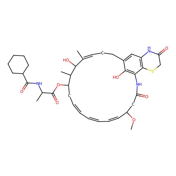 2D Structure of Thiazinotrienomycin B