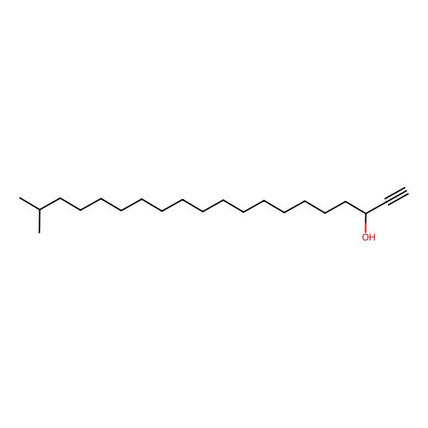 2D Structure of (3R)-19-methylicos-1-yn-3-ol