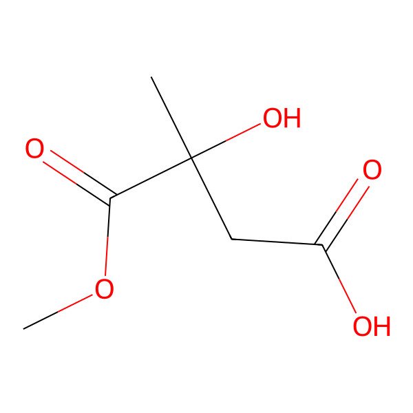 2D Structure of (3R)-3-hydroxy-4-methoxy-3-methyl-4-oxobutanoic acid