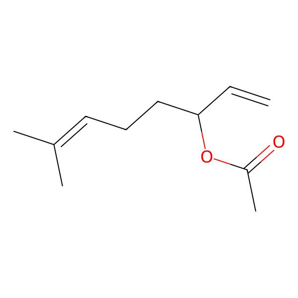 2D Structure of [(3R)-7-methylocta-1,6-dien-3-yl] acetate