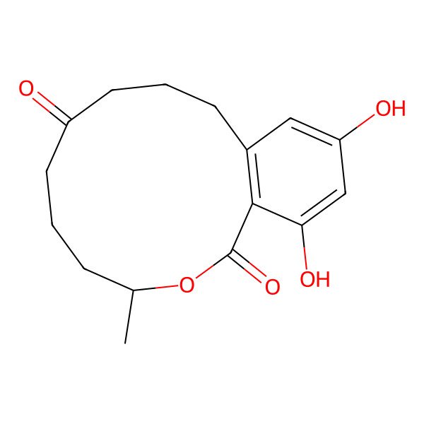 2D Structure of (3R)-7-oxo-de-O-methyllasiodiplodin