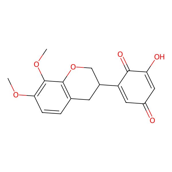 2D Structure of (3R)-Astragaluquinone