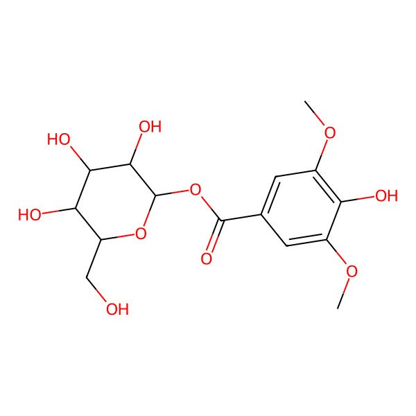 2D Structure of Syringic acid glucosyl ester