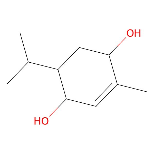 2D Structure of (3r,4s,6r)-p-Menth-1-ene-3,6-diol 2D Structure of (3r,4s,6r)-p-Menth-1-ene-3,6-diol