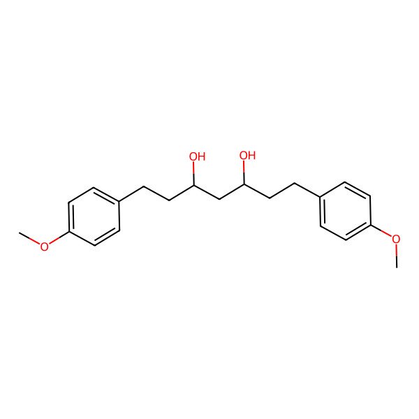 2D Structure of (3R,5R)-1,7-bis(4-methoxyphenyl)heptane-3,5-diol 2D Structure of (3R,5R)-1,7-bis(4-methoxyphenyl)heptane-3,5-diol