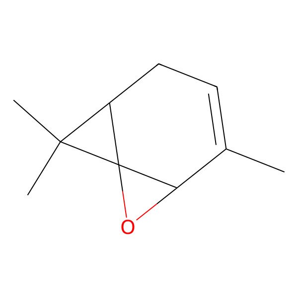 2D Structure of (3R,7R)-4,8,8-trimethyl-2-oxatricyclo[5.1.0.01,3]oct-4-ene