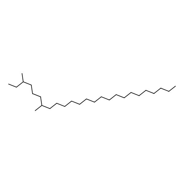 2D Structure of (3R,7S)-3,7-dimethylpentacosane