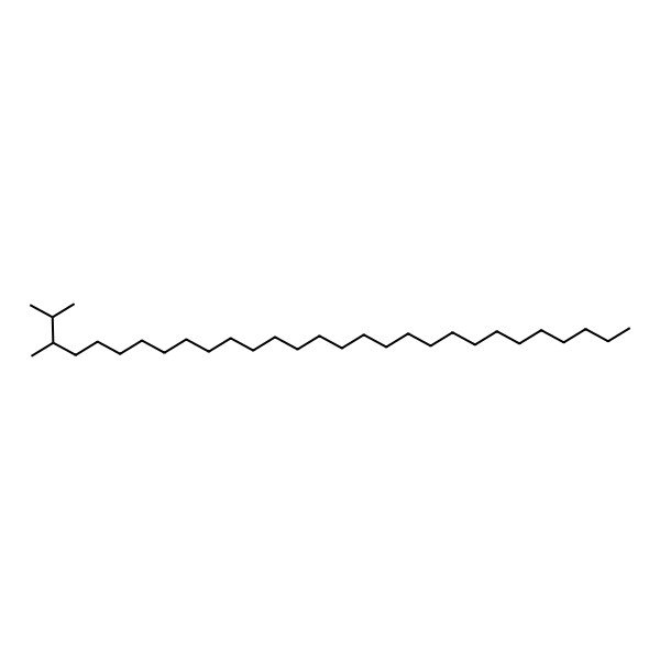 2D Structure of (3S)-2,3-dimethylnonacosane