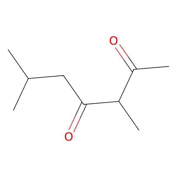 2D Structure of (3S)-3,6-dimethylheptane-2,4-dione