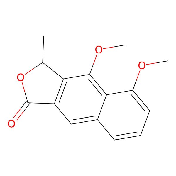2D Structure of (3S)-4,5-dimethoxy-3-methyl-3H-benzo[f][2]benzofuran-1-one